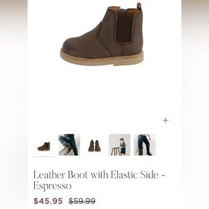 NWT Jamie Kay Leather Boot in Espresso